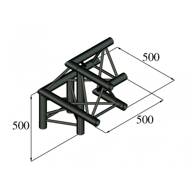 ALUTRUSS TRILOCK S-PAL-31 3-Way Corner /\\ right